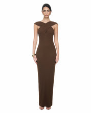 Mocha Serenade Maxi Dress
