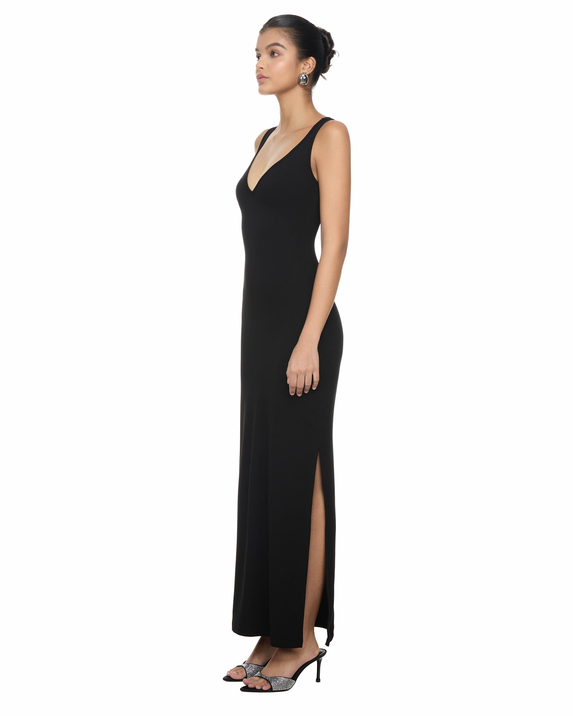 Lydia V Neck Maxi Dress