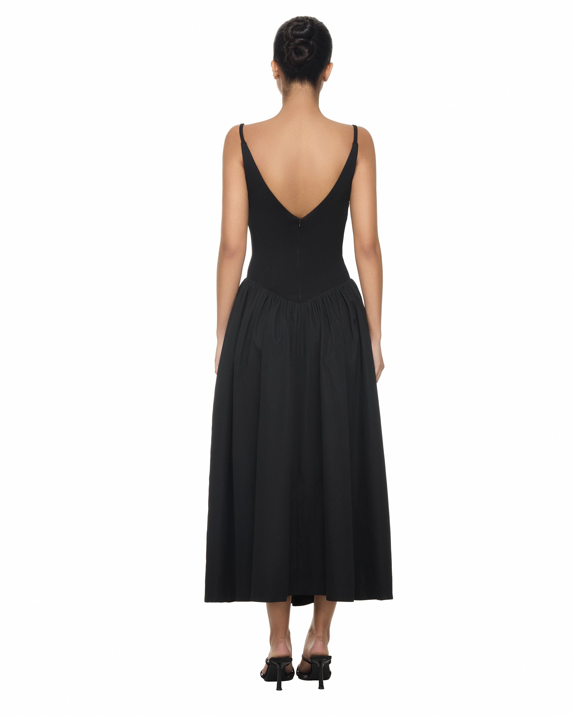 Astrid Gathered Midaxi Dress