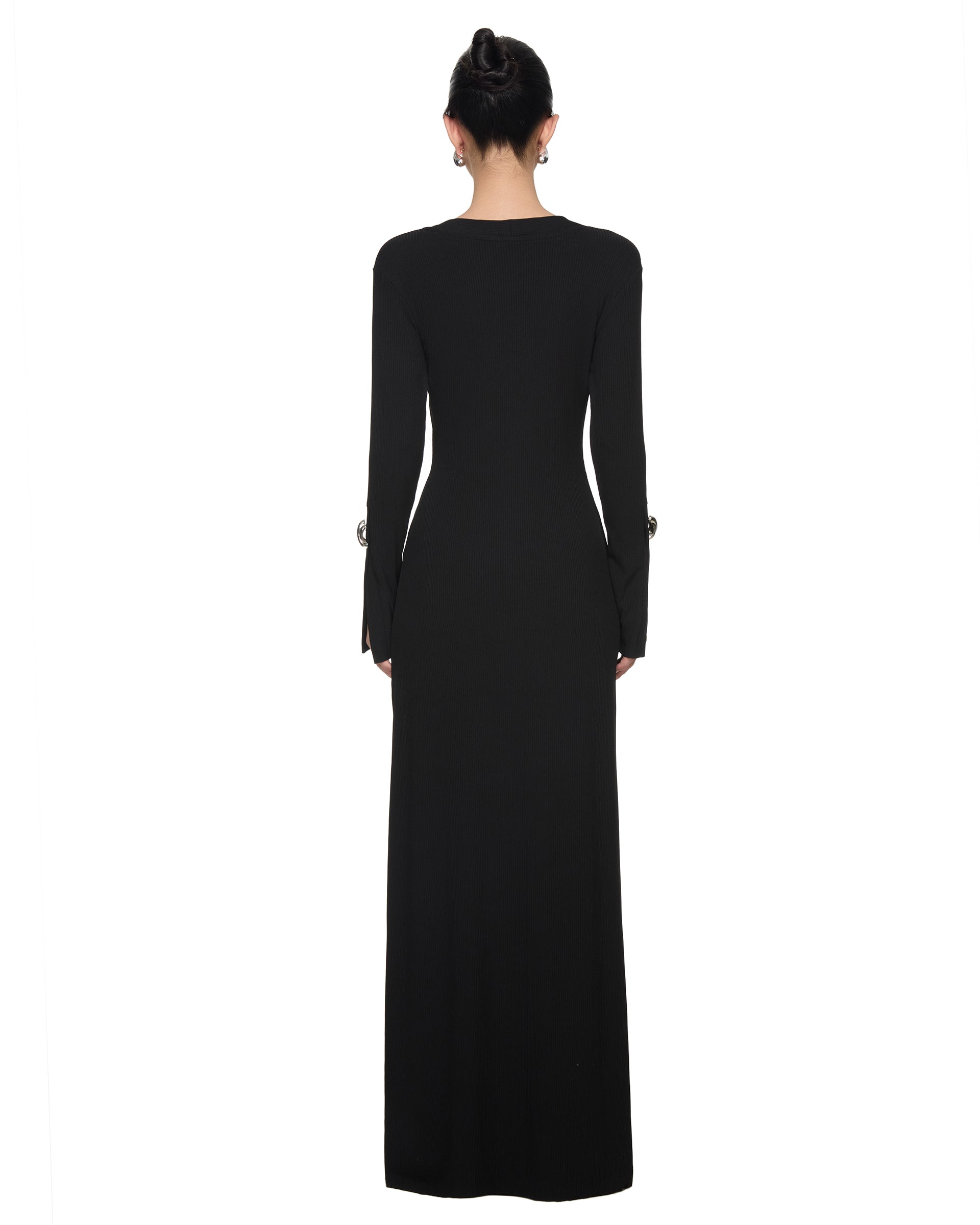 Ember Knit Maxi Dress - Noir