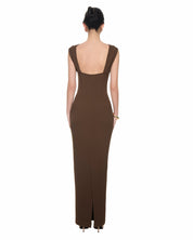 Mocha Serenade Maxi Dress