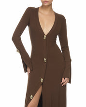Ember Knit Maxi Dress - Mocha