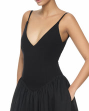 Astrid Gathered Midaxi Dress