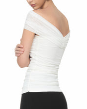 Eloise Twist-Off Shoulder Top