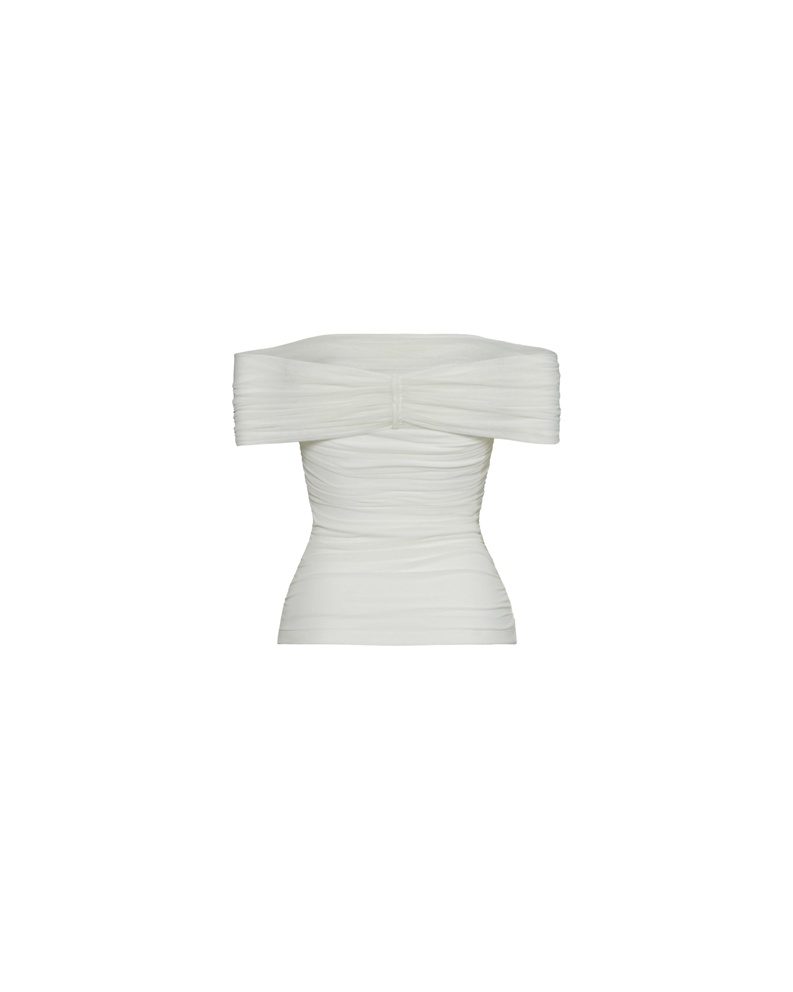 Eloise Twist-Off Shoulder Top