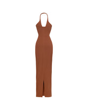 Isla Criss-Cross Halter Maxi Dress