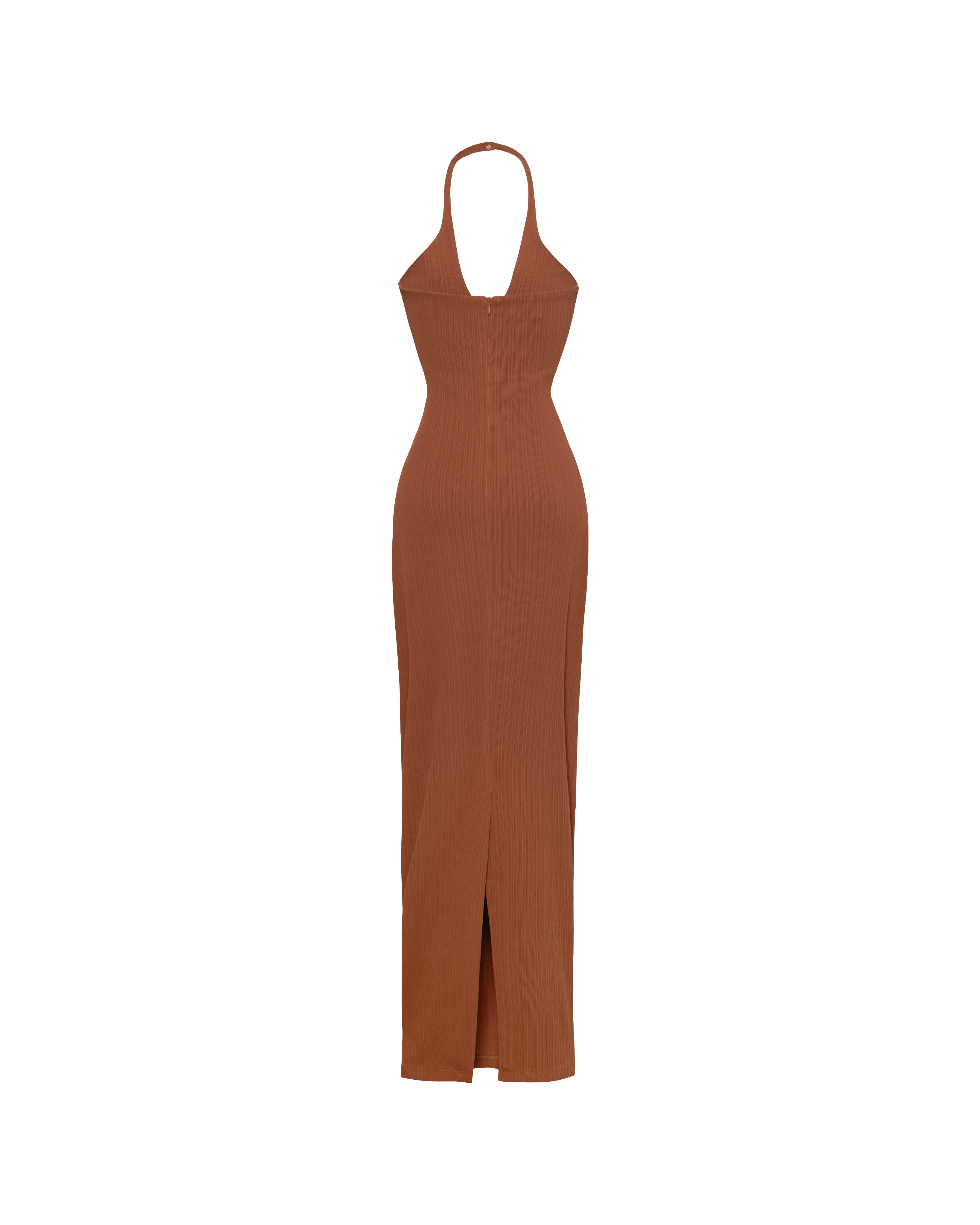 Isla Criss-Cross Halter Maxi Dress